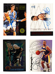 Signed 1961 to 1998 Topps, Fleer, Upper Deck, and NBA Hoops Basketball Collection (281)