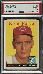 1958 Topps #126 Stan Palys PSA MINT 9 - Highest Graded!