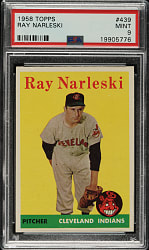 1958 Topps #439 Ray Narleski PSA MINT 9