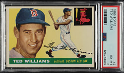 1955 Topps #2 Ted Williams PSA EX-MT 6