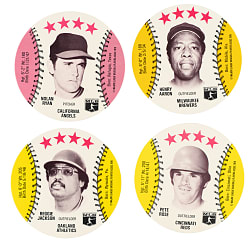 1976 Isaly's Sweet William Discs Complete Set Collection (11 Sets, 770 Discs)