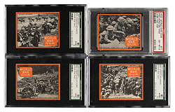 1933 R174 Goudey "World War Gum" Partial Set (55/96) Including 48 SGC- and PSA-Graded Cards