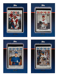2008 Topps and Update & Highlights Silk Collection Complete Set Pair (2 Sets, 200 Cards) - All #/50