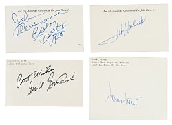 Basketball Signed Index and Postcard Collection (519) Including 100 Hall of Famers