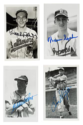Signed George Brace Photograph Collection (275) Including Averill, Ashburn, Lasorda, and Newhouser