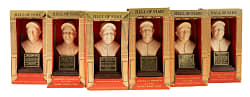 1963 Hall of Fame Busts Complete Set In Original Boxes (20)