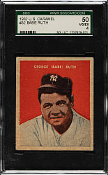 1932 R328 U. S. Caramel #32 Babe Ruth SGC VG/EX 50