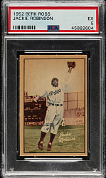 1952 Berk Ross Jackie Robinson PSA EX 5