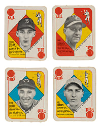 1951 Topps Blue and Red Backs Complete and Near-Complete Set Pair (2 Sets, 102 Cards)
