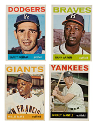 1964 Topps Near-Complete Set (552/587) Including #50 Mickey Mantle