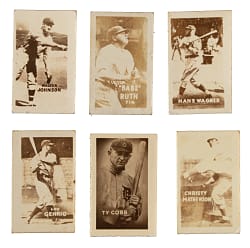 1948 Topps "Magic Photos" Multi-Sport Complete Set (252) Plus Album