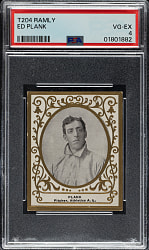 1909 T204 Ramly Tobacco Eddie Plank PSA VG-EX 4