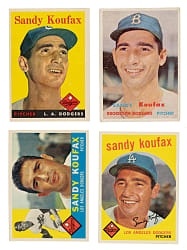 1958 to 1966 Topps and Fleer Sandy Koufax Collection (47)