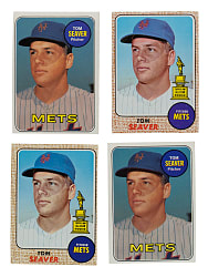 1968 and 1969 Topps Tom Seaver Collection (13)