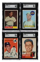 Impressive 1951 to 1969 Topps, Bowman, and Fleer Collection (462) Including 320 Hall of Famers