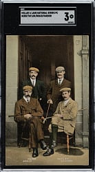 Lot # 2748: Circa 1905 Millar & Lang National Series Postcard Golf Herd/Taylor/Braid/Vardon SGC VG 3 - 1 of 1 - Highest Graded!