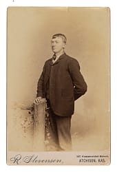 Exceptional Circa 1880s R. Stevenson Studios Cy Young Cabinet - Pre-Rookie and Family Provenance