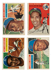 1954 to 1956 Topps Partial Set Trio (3 Sets, 457 Cards)