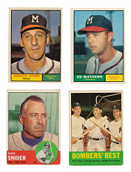 1961 and 1963 Topps Near-Complete Set Pair (2 Sets, 1,004 Cards)