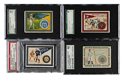 1909-1910 T51 Murad "College Series" PSA- and SGC-Graded Partial Set (78/150)