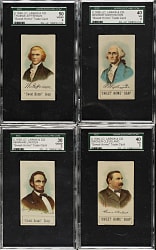 1889 H600 J. D. Larkin "Presidents" SGC-Graded Near-Complete Set (19/23)