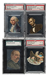 1880s Y95 Scrap Pictures "U.S. Presidents" PSA- and SGC-Graded Collection (50)