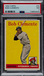1958 Topps #52 Roberto Clemente PSA NM 7