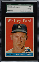 1958 Topps #320 Whitey Ford SGC NM/MT 88