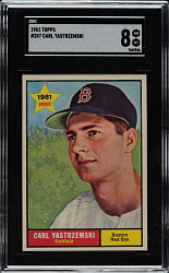1961 Topps #287 Carl Yastrzemski SGC NM/MT 8