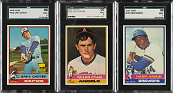 High-Grade 1976 Topps Complete Set (660) Plus Traded Series (44) Including 17 SGC-Graded Cards