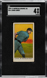 1909-1911 E90-1 American Caramel Hans Lobert SGC VG/EX 4 - 1 of 4 - Highest Graded!