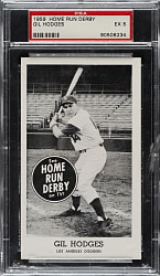 1959 Home Run Derby Gil Hodges PSA EX 5