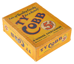 Circa 1920s Ty Cobb Candy Original Box