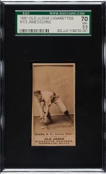1889 N172 Old Judge James Burns SGC EX+ 70