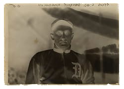 Circa 1915 Ty Cobb Original Brown Brothers Glass-Plate Negative