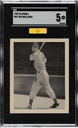 1939 R334 Play Ball #92 Ted Williams Rookie SGC EX 5 (MBA Gold Diamond)