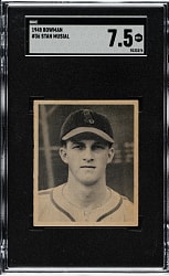 1948 Bowman #36 Stan Musial Rookie SGC NM+ 7.5