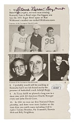 Bear Bryant Signed Magazine Page - JSA