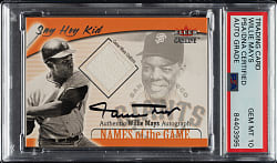 2001 Fleer Genuine Names of the Game Autograph Willie Mays PSA/DNA GEM MINT 10