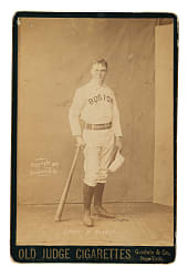 1888 N173 Old Judge Cabinet Dick Conway - Rare Black Mount!