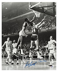 Bill Russell and Jerry West Signed Photograph - PSA/DNA