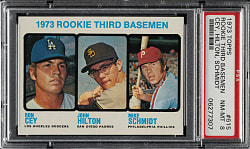 1973 Topps #615 Mike Schmidt Rookie PSA NM-MT 8