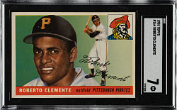 1955 Topps #164 Roberto Clemente Rookie SGC NM 7