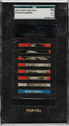 1965 Topps "Push-Pull" #6 Mickey Mantle and Yogi Berra SGC EX+ 70