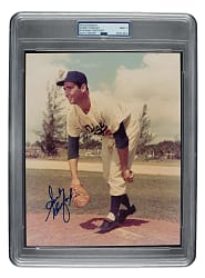 Sandy Koufax Signed Photograph PSA/DNA MINT 9