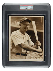 Circa 1950s Ty Cobb in 1941 Vintage International News Photograph PSA/DNA Type II