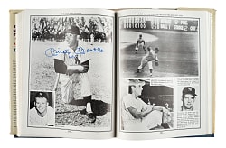 1987 "The New York Yankees: An Illustrated History" Multi-Signed Book with DiMaggio, Mantle, Mays, and Seaver - JSA
