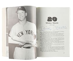 1981 "Baseball's 100" Multi-Signed Book (59 Signatures) with Mantle, Aaron, Koufax, Mays, T. Williams, and DiMaggio - JSA