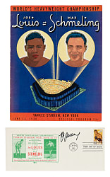 1938 Joe Louis vs. Max Schmeling World Heavyweight Championship Fight Program