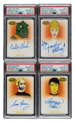 2005 Rittenhouse "Star Trek" The Original Series Art and Images Autograph PSA-Graded Complete Set (31)